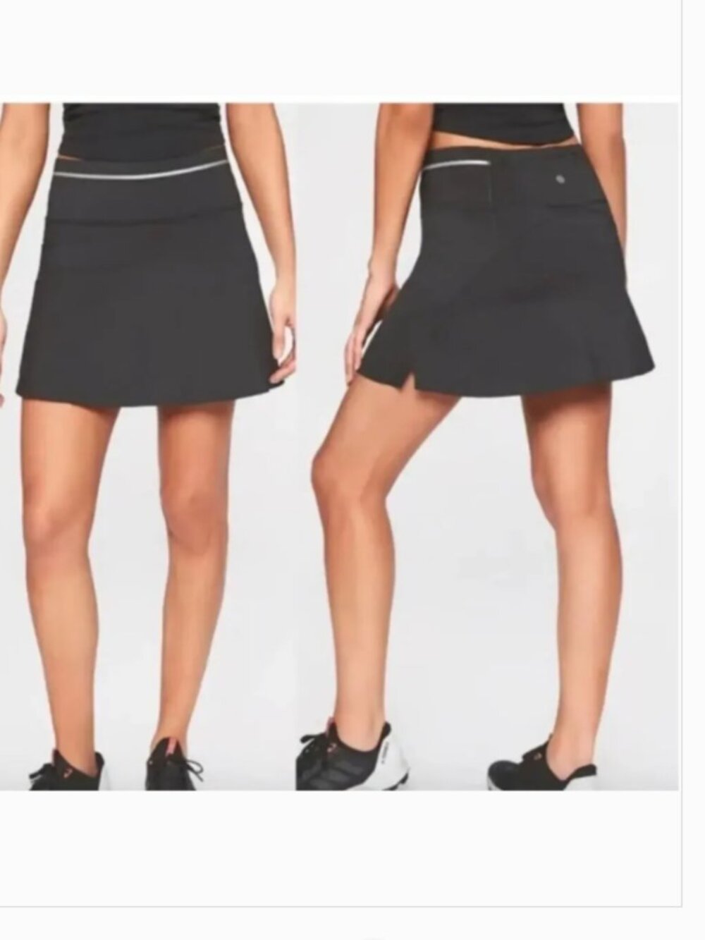 ATHLETA Sonic Skort Black Size Medium